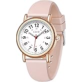 CIVO Nurse Watches for Women Men: Waterproof Wristwatch with Easy-Read Dial - Analog Watch with 12/24 Hour & Second Hand for Ladies Students Doctors Gifts
