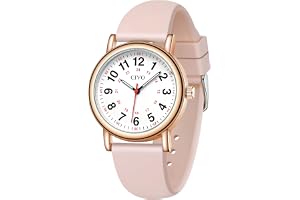 CIVO Nurse Watches for Women Men: Analog Waterproof Watch with Second Hand | Easy Read Dial with 12/24 Hour - Gifts for Medical Student Nurses Doctors Ladies