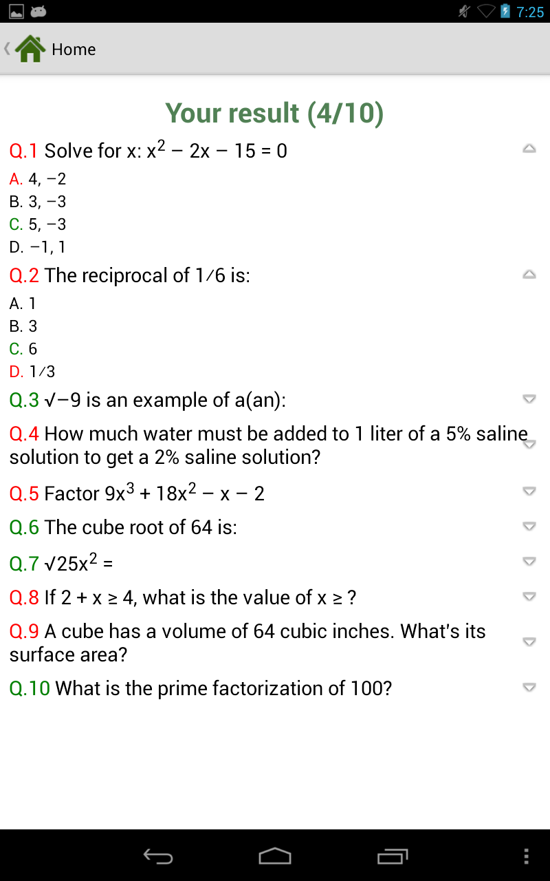 ASVAB Practice Test Amazon ca Appstore For Android