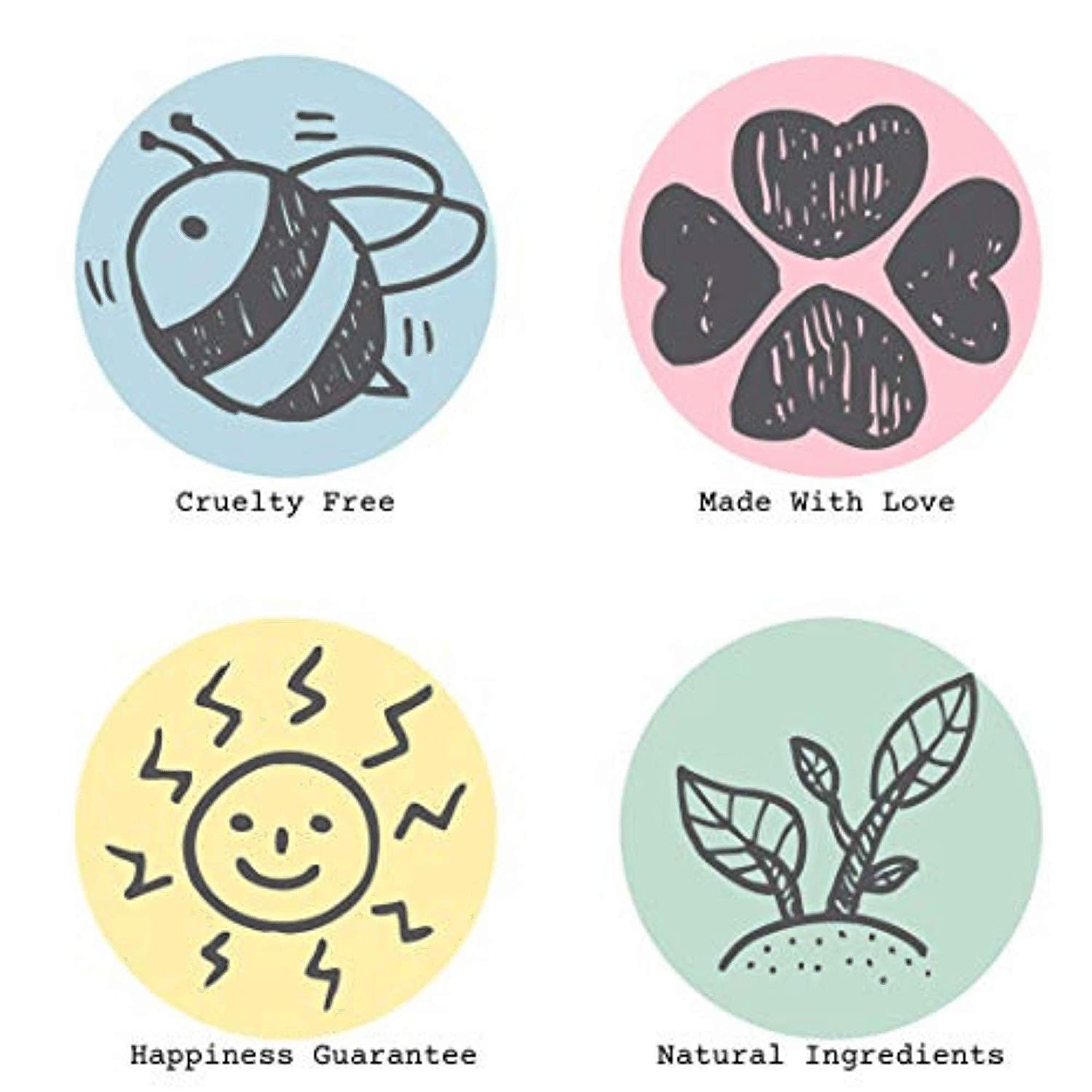 Bella and Bear Rose & Ivy Body Scrub Exfoliator - Cruelty-Free - Vegan (7oz) : Beauty