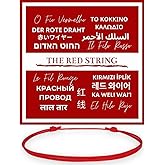 Red String Kabbalah Bracelet Protection Adjustable Cord for Men, Women, and Teens – Spiritual Amulet, Good Luck Gift, Energy Talisman, Evil Eye Protection