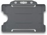 CKB LTD Assorted 10 x 86x54 CR80 Horizontal Open Face ID Card Holders view 6
