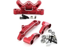 YOYOHOBBY Steering Assembly Alum Alloy Steering Top Plate and Steering Bellcrank for 1/5 Arrma Kraton 8S Outcast 8S BLX ARA320474 ARA340153 Upgrade Parts (Red)