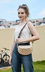 Eslcorri Fashion Waist Packs for Women - Quilted