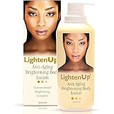 LightenUp Anti-Aging Body Lotion 400ml - Brightening Body Lotion with Argan Oil and Shea Butter