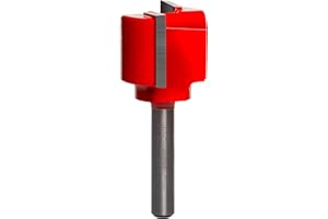 Freud 04-152 1-Inch Diameter by 3/4-Inch Double Flute Straight Router Bit with 1/4-Inch Shank