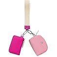 Mum's memory Mini Zip Around Wristlet Wallet for Women Dual Pouch Wristlet Portable keychain wallet Coin Purse Mini Women Coin Pocket