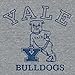 Yale University Bulldogs Logo | Soft Touch Tee-large Graphite Snow Heather
