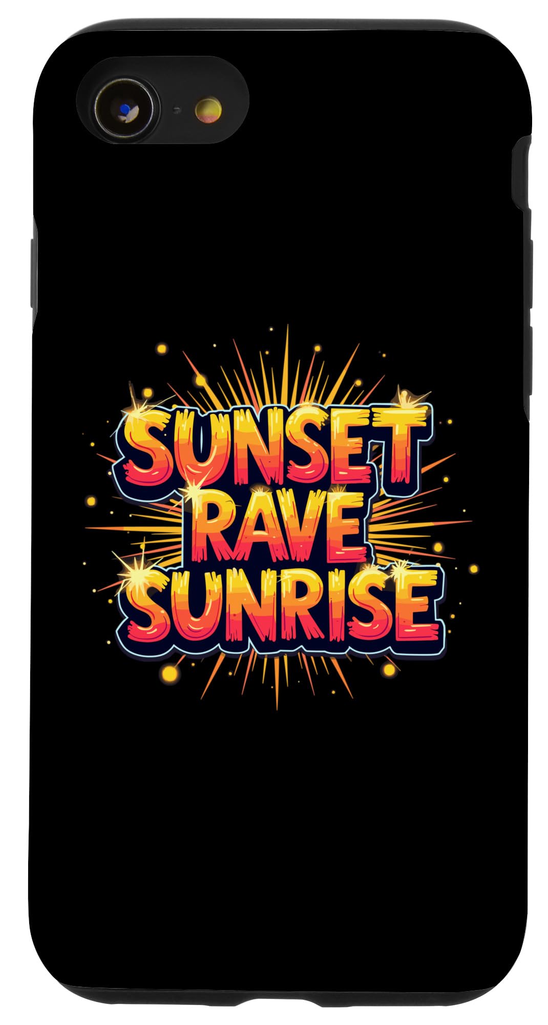 iPhone SE (2020) / 7 / 8 Sunset Rave Sunset Vibin' | Techno & House Music Case