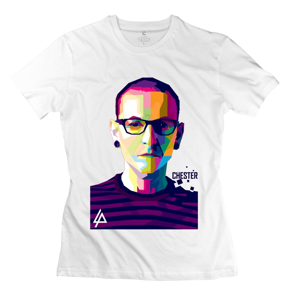 Popular Linkin Park Chester Women's T-shirt Purple