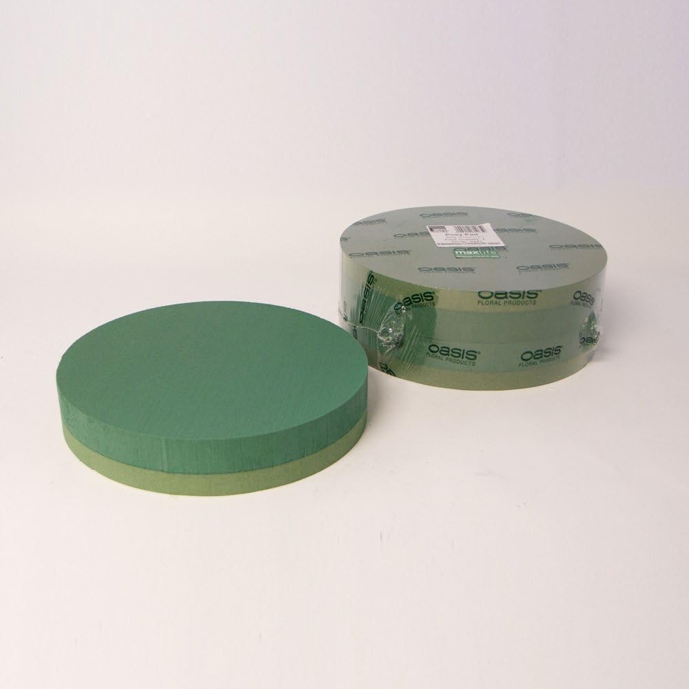 1x 12" Oasis Floral Foam Posy Pads 12 Inch Diameter