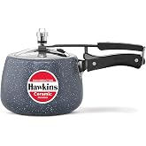 Hawkins 3 Litre Ceramic Nonstick Pressure Cooker, Induction Inner Lid Cooker, Granite Contura Shaped Cooker, Best Cooker (ICC30)