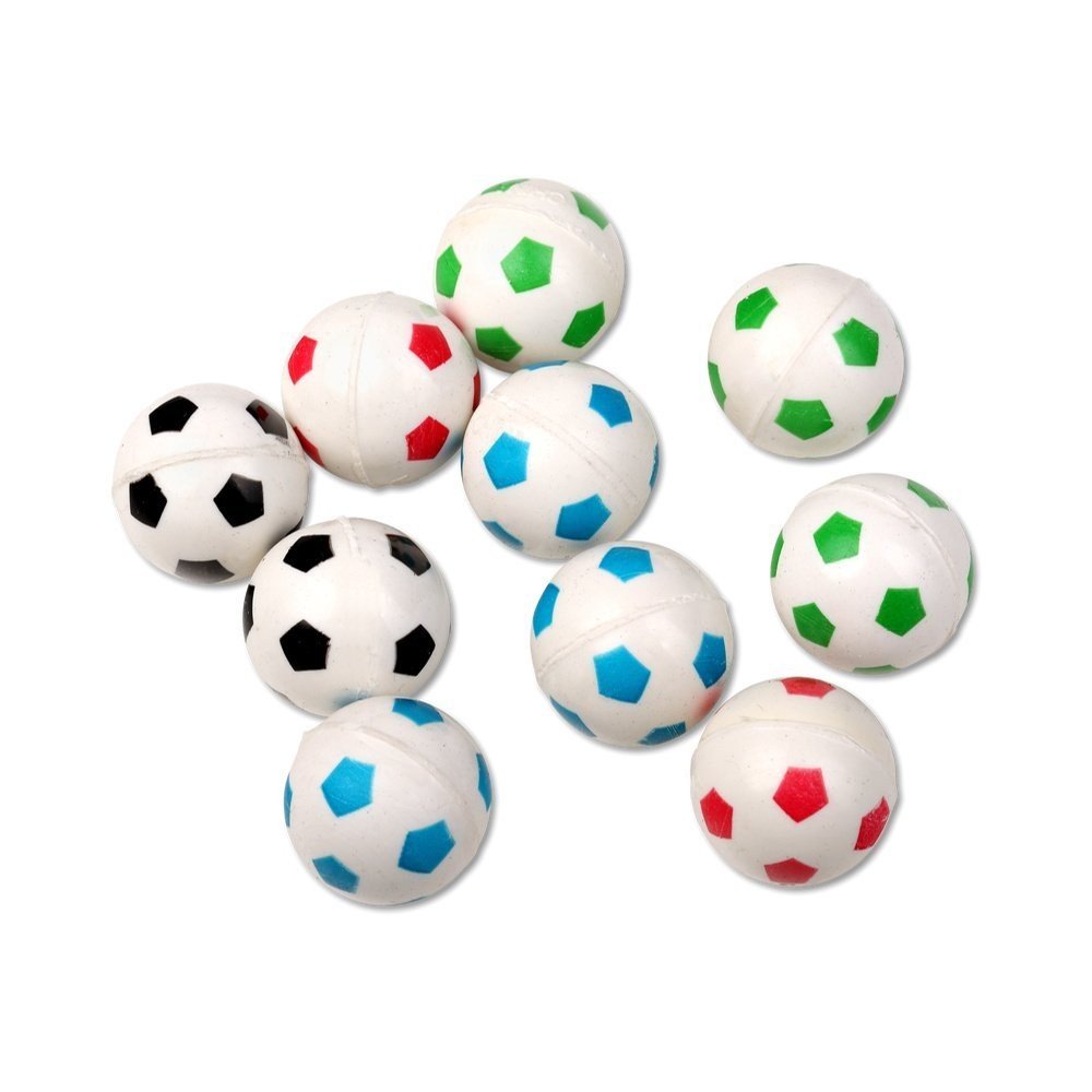 S/O® Bouncy Balls in Football Design 27 mm, Pack of 10 Amazon.co.uk
