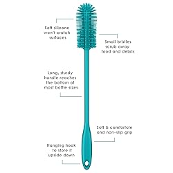 Purtribe Silicone Bottle Brush, Water Bottle