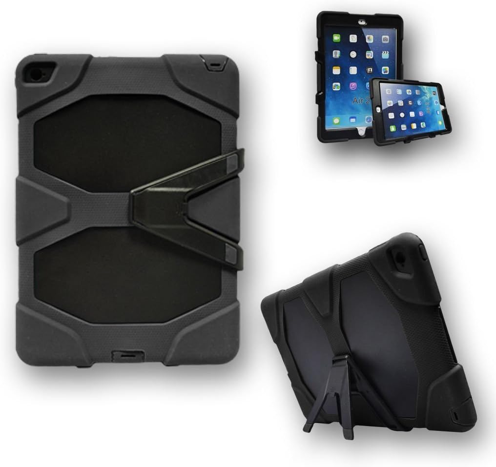 SS Tech Case for Apple iPad Pro (12.9") - Survivor Military Duty Rugged Case Kids Proof & Full Protection with In Built Screen Protector and Kick Stand Compatible with Apple iPad Pro (12.9")