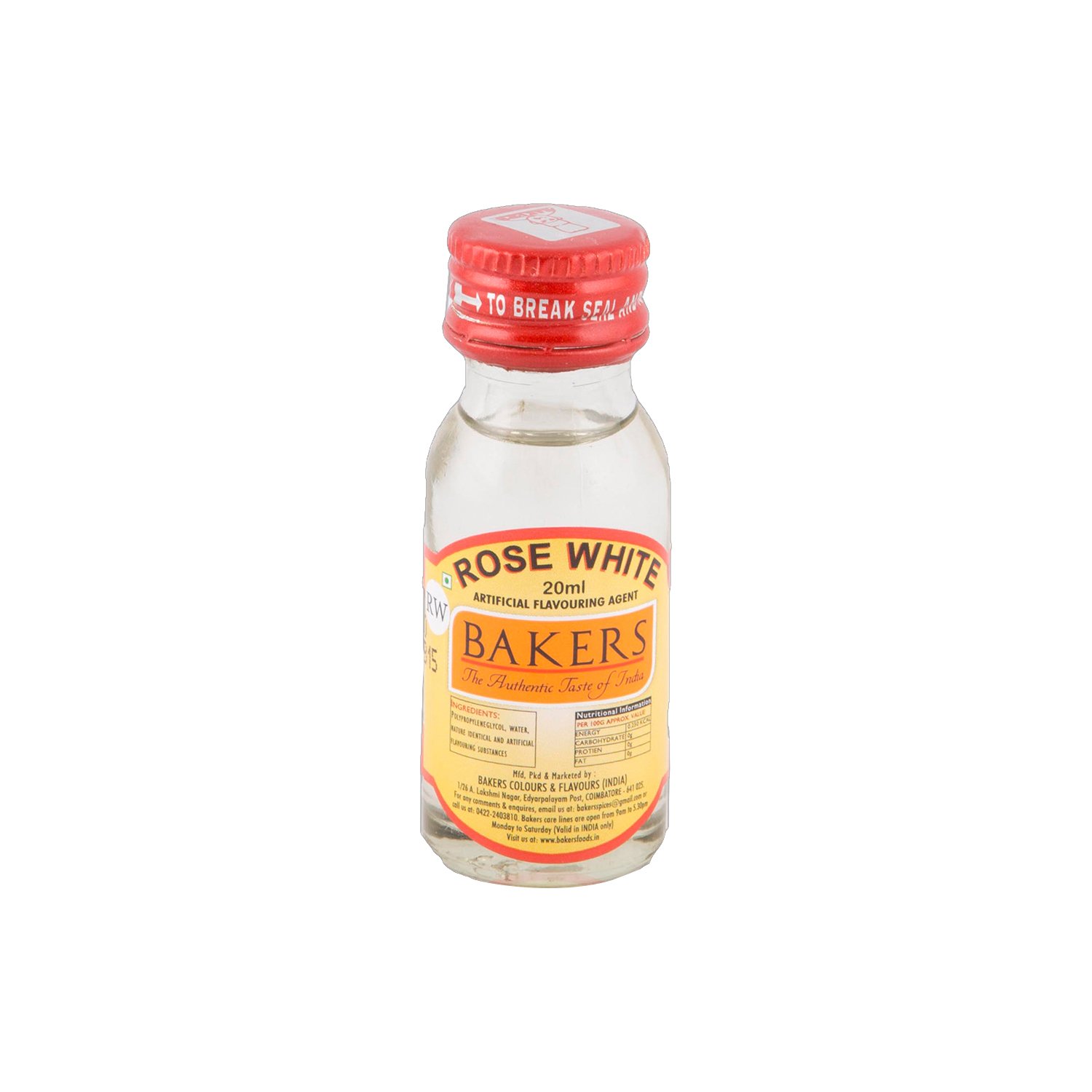Bakers Rose White Artificial Flavouring Agent ml Amazon In Grocery Gourmet Foods