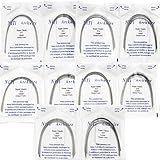 200 pieces of dental super niti wires 12 14 16 18 20 sizes orthodontic brackets