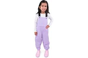 JAN & JUL Waterproof Rain Bib Pants, Overalls for Toddlers and Kids