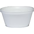 Dart 8SJ20 Foam Container, 8oz, White (Case of 1000)