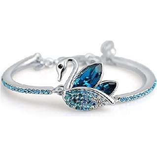 YouBella Artificial Jewellery Designer Crystal Bracelets for Women Stylish Bangles Jewellery for Girls and Women