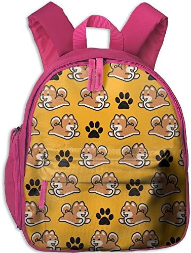 Shiba Inu Glasses Dog Cute Shiba Inu Puppy Gifts Toddler Kids Backpack Preschool Backpack Pink Mini Backpack