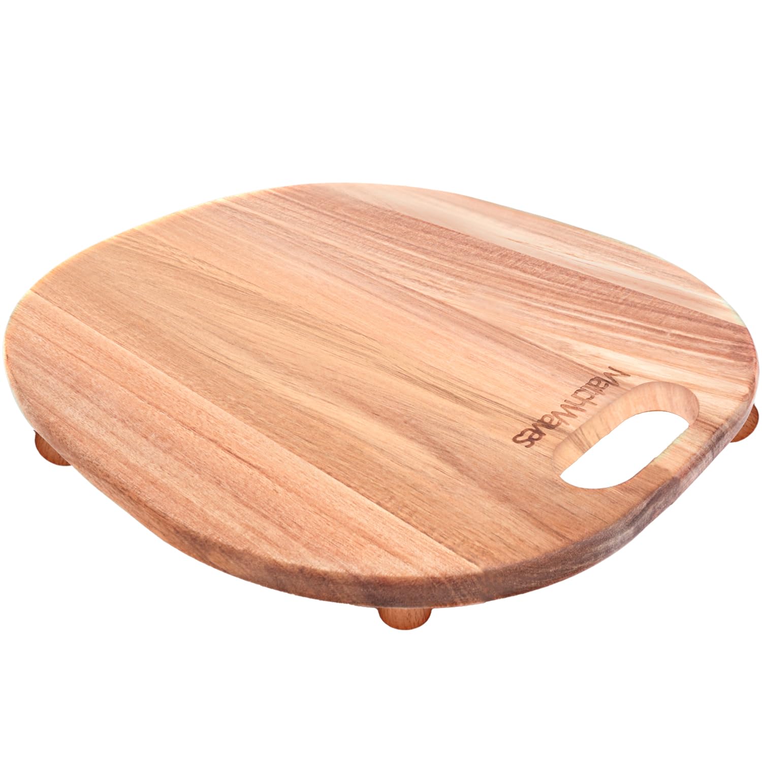 Photo 1 of Matchwaves Griddle Cutting Board with Feet, Wood Grill Board with Legs, Elevated Cutting Board with Adjustable & Removable Feet for 28 and 36 inch Blackstone Griddle, 12" x 12"