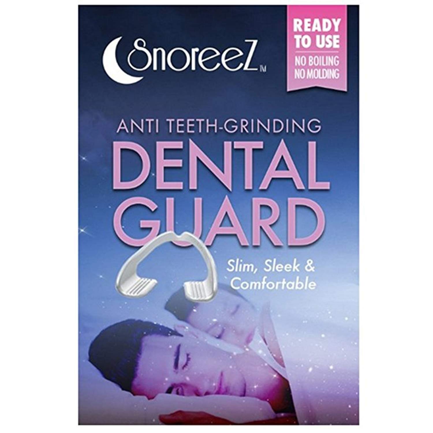 Anti Teeth-Grinding Dental Guard-Ready to use-No Boiling or Molding, Slim, Sleek and Comfortable Works for Upper and Lower Jaw, relieves pain and corrects TMJ and Bruxism : Beauty