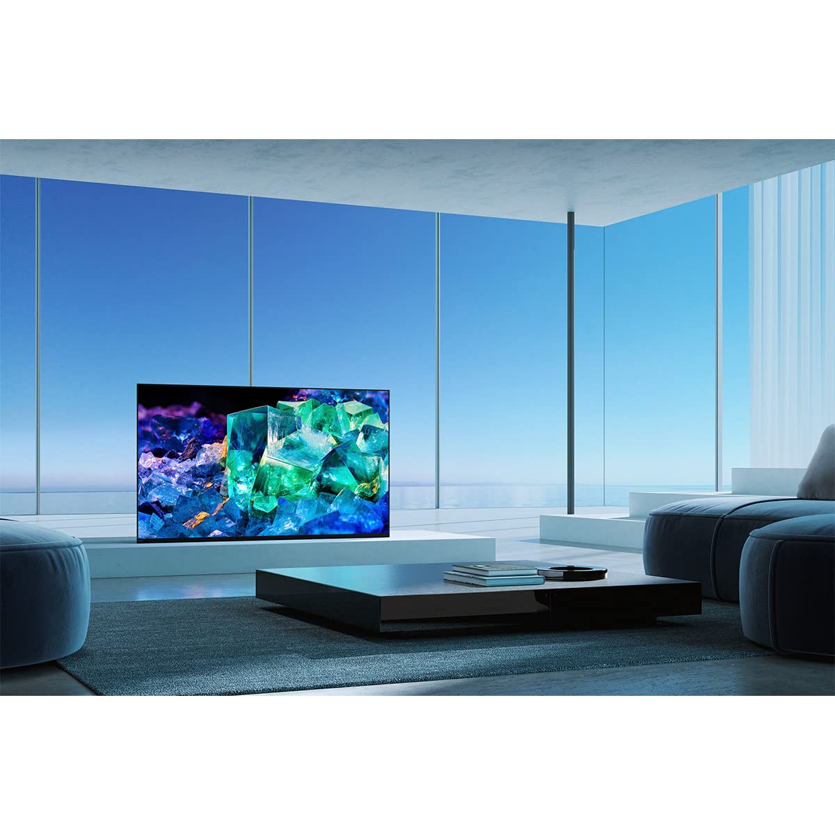 Sony 55 Inch 4K Ultra HD OLED Smart Google TV with Dolby Vision HDR, Bluetooth, Wi-Fi, HDMI, USB - 2022 Model XR55A95K