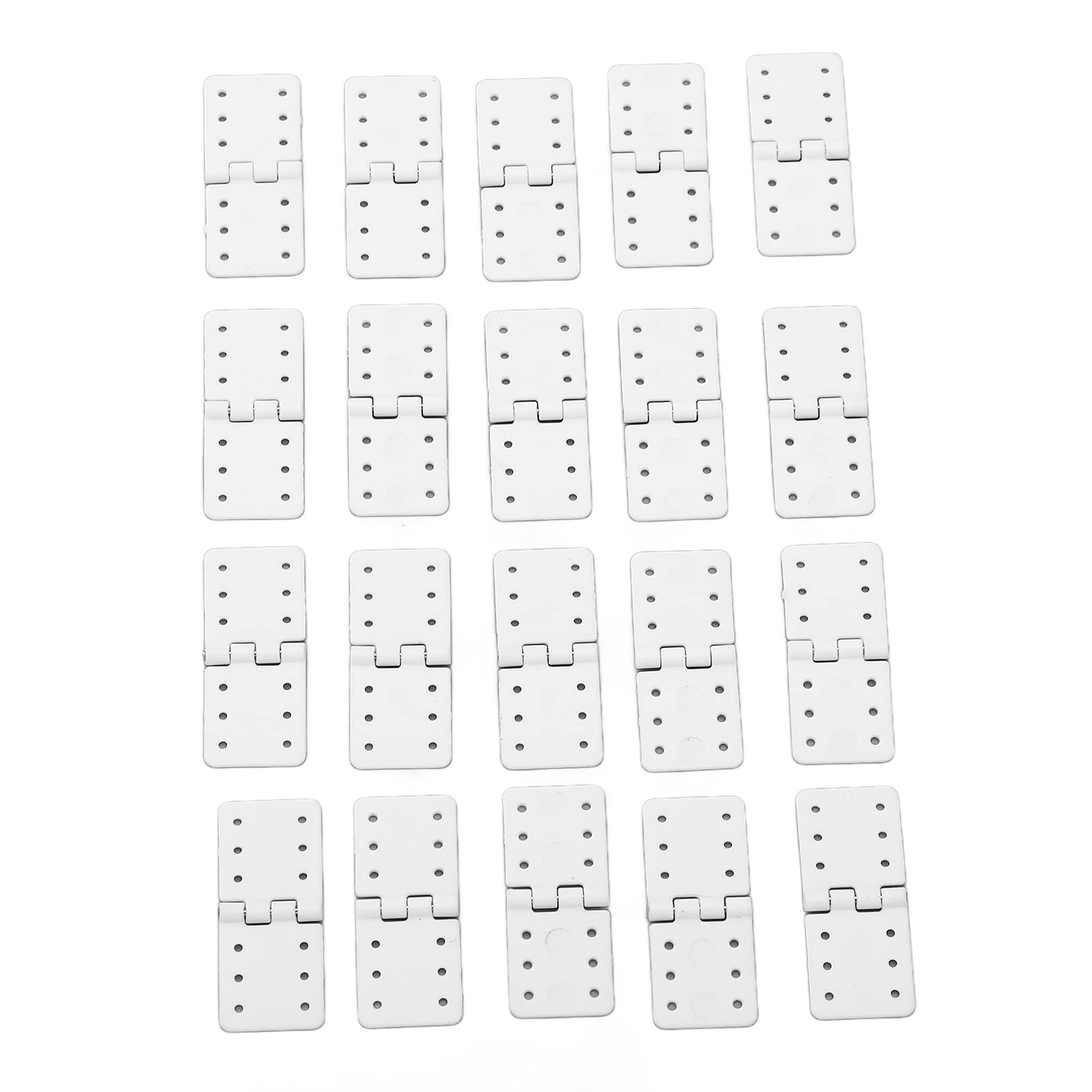RiToEasysports 40PCS RC Pinned Hinges,Plastic Remote Control Hinges RC Airplane Plane Model Aircraft Parts (Small)