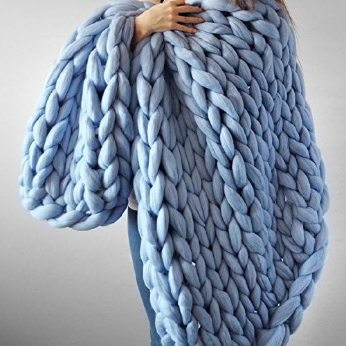 Chunky Cat Bed Dog Mat Chunky Knit Pet Bed Chunky Photo Prop Baby Blanket Arm Knit Blanket Sofa Throw Blanket Bulky Giant Knit Blanket Special Gift 24"x24"