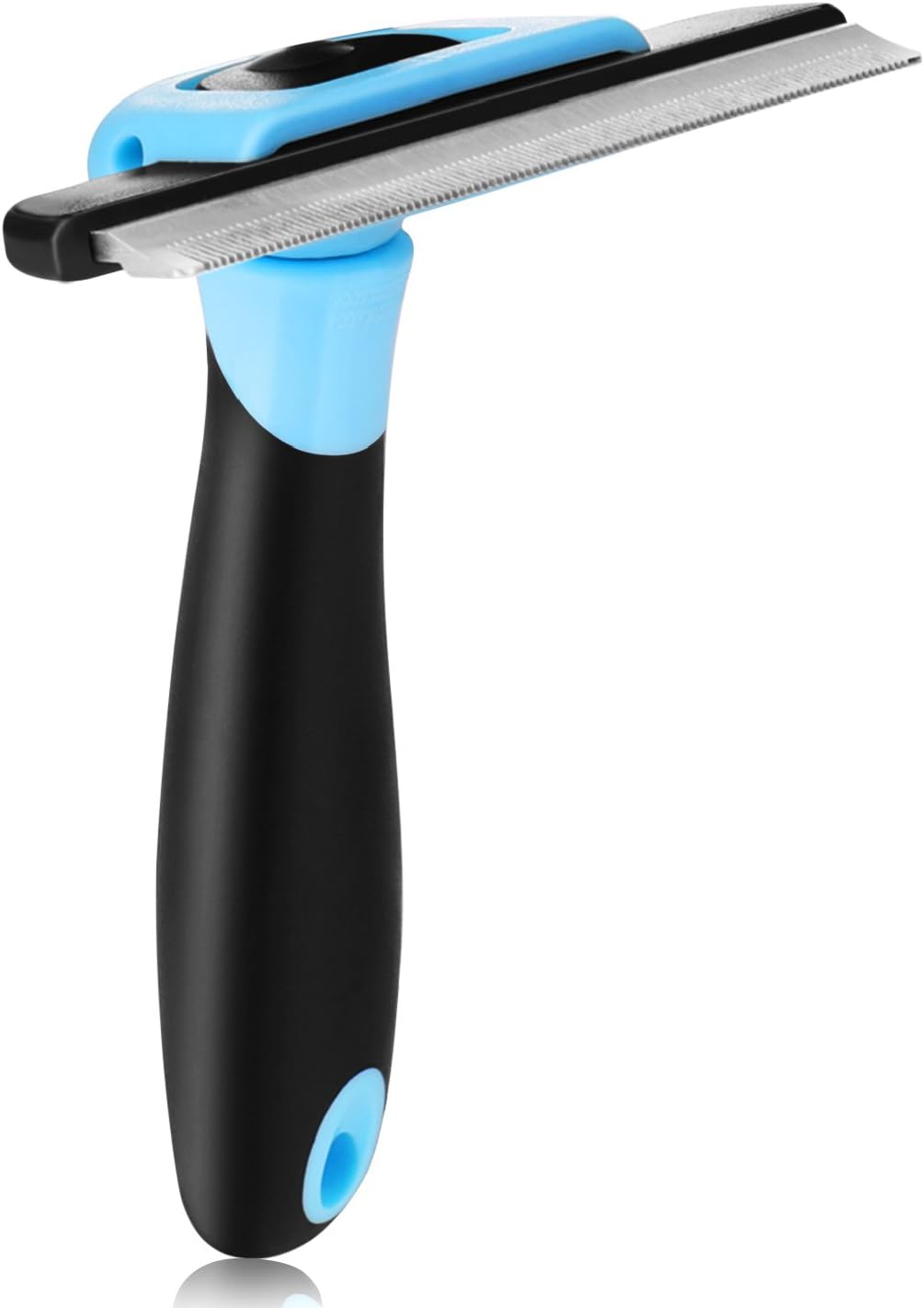 Flexzion Deshedding Dog Brush for Short Haired Dogs & Cats