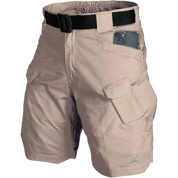Short Cargo Camouflage Brandit Homme - Ripstop, Coupe Ample, Neuf Avec étiquettes