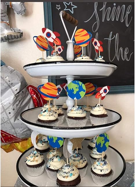 Happyyami 24pcs Cupcake Cake Toppers Choisit Nuage Star Cupcake Prend Saint Valentin Anniversaire Fete De Mariage Fete De Naissance Decoration Caissettes De Decoration Pour Cupcakes Ustensiles A Patisserie Centroarco Com