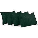 Utopia Bedding Queen Pillow Cases - 4 Pack - Envelope Closure - Soft Brushed Microfiber Fabric - Shrinkage and Fade Resistant Pillow Covers Queen Size 20 X 30 Inches (Queen, Emerald)