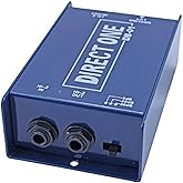 Passive Di direct box 1/4" instrument to balanced & unbalanced XLR