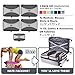 PRO Packing Cubes | 5 Piece Travel Bags Organizer for Luggage | Multi-size Ultralight Travel Cubes | Deluxe Suitcase Organizer Bags Set | Makes Packing Easy - Silver