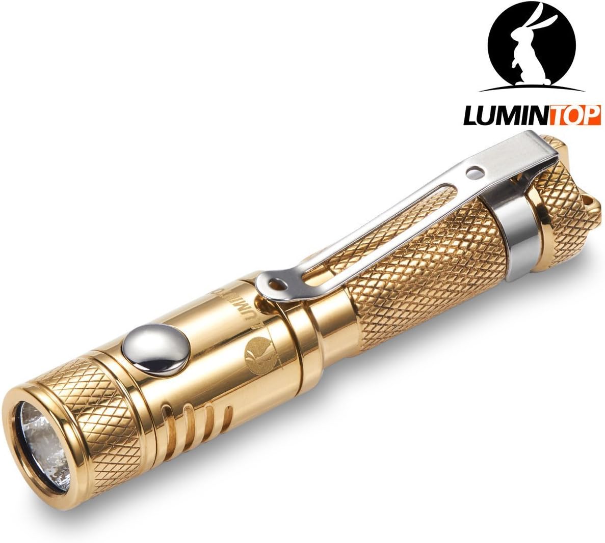 LUMINTOP EDC Keychain LED Torch (ANT) AAA Battery Powered with Cree XP-G2 R5 LED at 4 Modes (4 Lumens/30 Lumens/120 Lumens/Strobe) Mini Torch, Pocket Flashlight for Gift and Daily Use