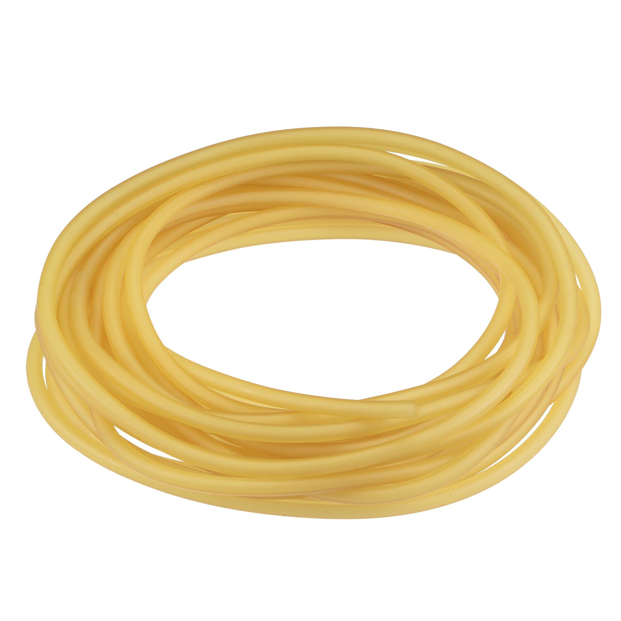 sourcing map Latex Tubing 3mm(1/8-inch) ID 6mm(1/4-inch) OD 10m Elastic Rubber Hose