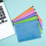 MerryNine Foolscap Suspension Files 15PCS Mixed Color with Tabs 16.1in 9.8in view 5