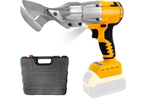 2026 Upgrade Brushless Cordless Metal Shears with LED & LCD Display,2500 RPM Compatible with Dewalt 20V Max Battery (Tool Onl