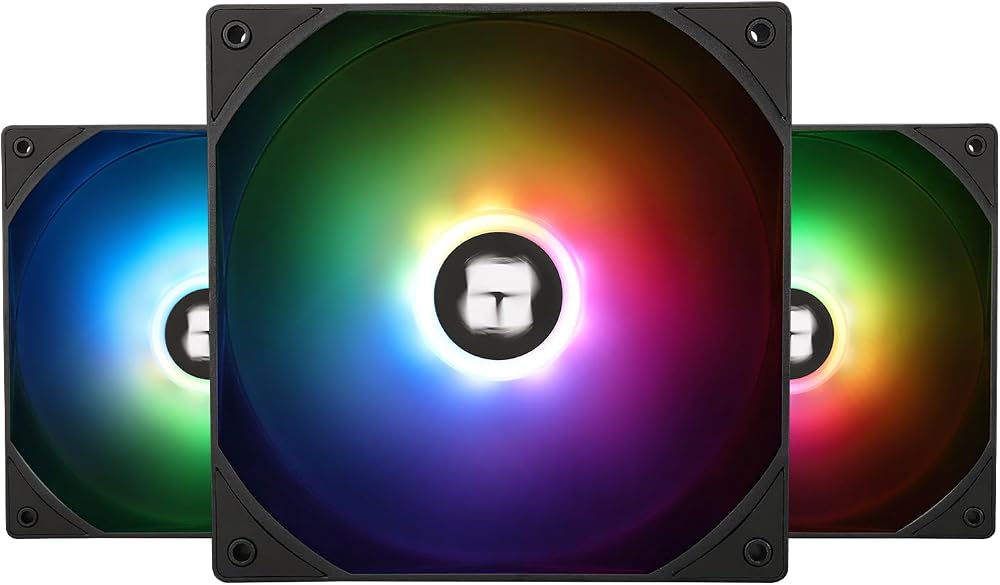 Thermalright TL-C14C-S X3 140mm ARGB PWM FDB 3-Pack CPU Case Fans 1500RPM