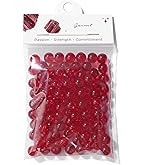 Raicegs 100pcs 8mm Garnet Beads Natural Gemstone Beads Round Loose Beads for Jewelry Making DIY Bracelets Necklace