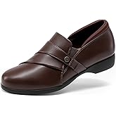 DREAM PAIRS Women's Arch Support Slip-on Loafers