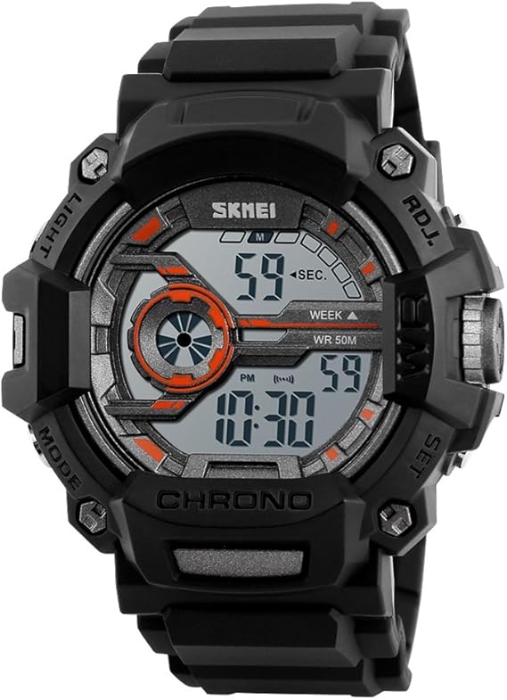 Amazon Watcher ブランド 人気 時計 メンズ 海外 スポーツ ウォッチ 防水 耐久 耐震 ブラック 腕時計メンズ メンズ腕時計 腕時計 通販