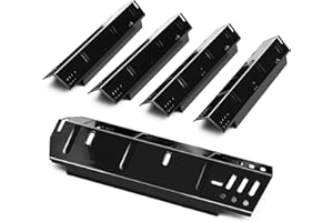 CHARBROFIRE DGH474CRP Heat Tent Grill Replacement Parts for Dyna Glo Grill Heat Shield 70-02-411 70-02-412 Dynaglo Burner Cover DGH485CRP DGH485CRP-D DGH483CRP DGH474CRP-D DGH474CRN-D Dyna-Glo Grill Parts 5Pcs