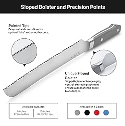 Misen Serrated Bread Knife – High-Carbon Japanese