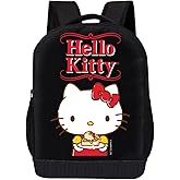 Sanrio Hello Kitty Backpack Shoulder Bag for Girls, Boys, Adults - Cute 18" Inch Hello Kitty Kids Backpack for School (Hello Kitty Pie)
