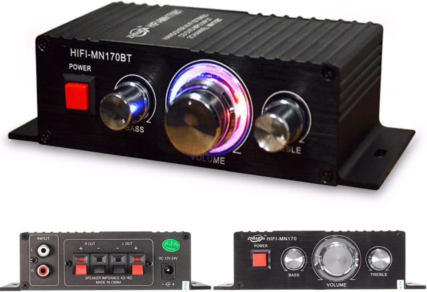 Blizim Mini Amplifier Bluetooth 2 Channel 60W HiFi Super Bass Subwoofer
