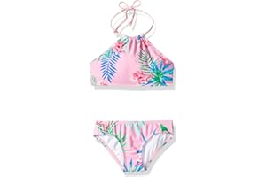 Kanu Surf Girls' Mahina UPF 50+ Beach Sport Halter Bikini 2-Piece Swimsuit