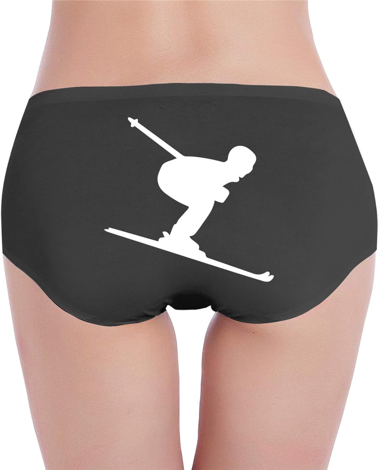 Downhill skiing Womens LowWaist Underwear Sexy Bikini Panties Seamless Thongs Panty For Lady at